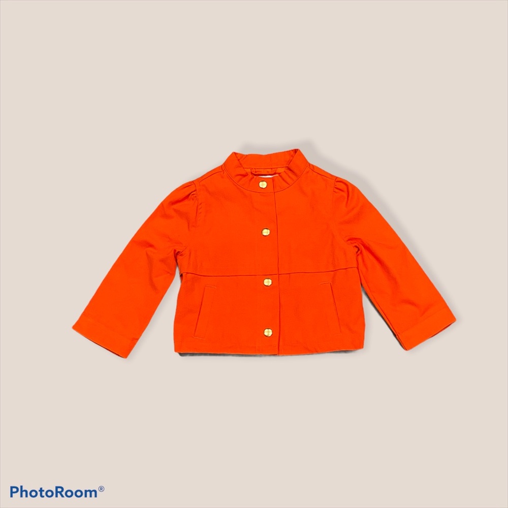 Janie and Jack Orange light jacket